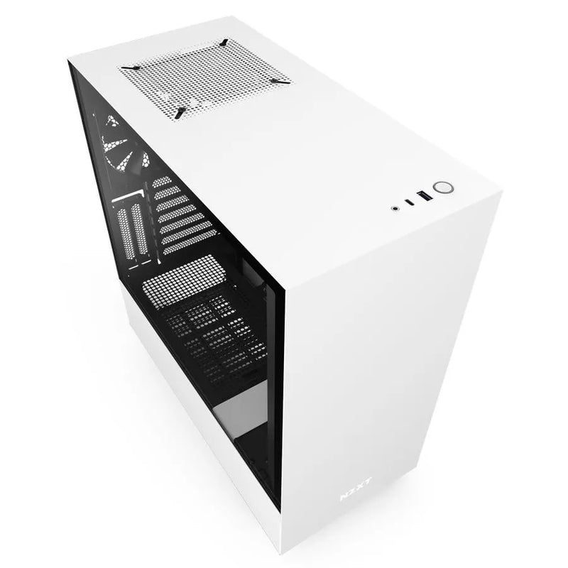 H510i White/black Compact Mid-tower With Lighting And Fan Control