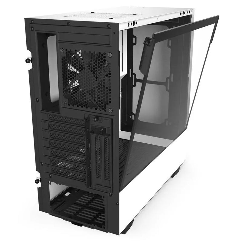 H510i White/black Compact Mid-tower With Lighting And Fan Control