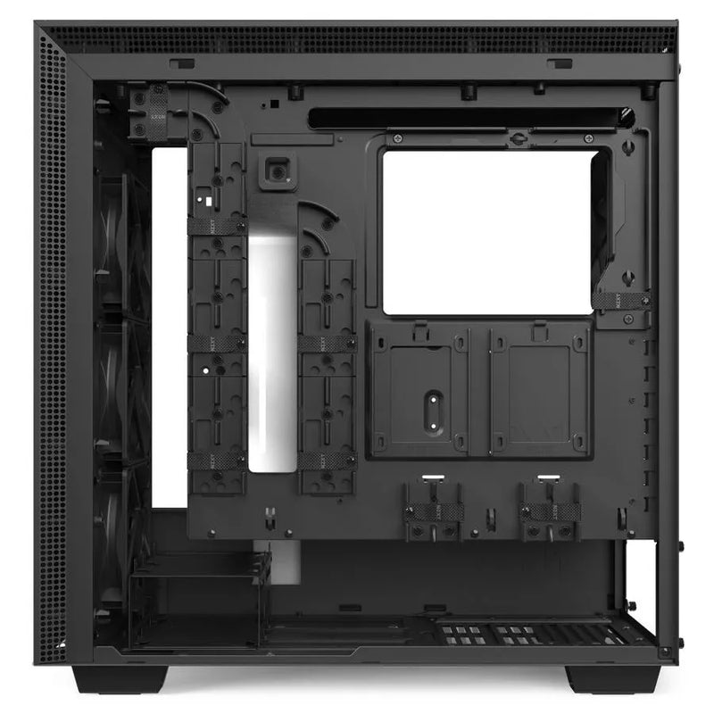 H710 White/black Mid-tower Case With Tempered Glass