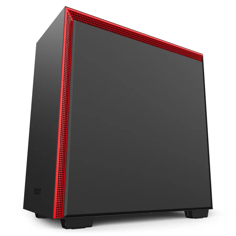 Nzxt H710 Black Red Mid-Tower Case With Tempered Glass