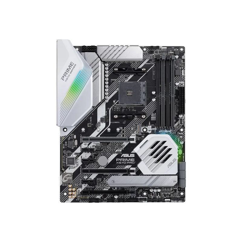 Asus Prime X570-pro Amd Am4; 4x Ddr4; 2 X Pcie 4.0/3.0 X16 (single @16 Or Dual @ X8 Mode) + 1 X Pcie 4.0 X16 (max.@ X4 Mode); 6x