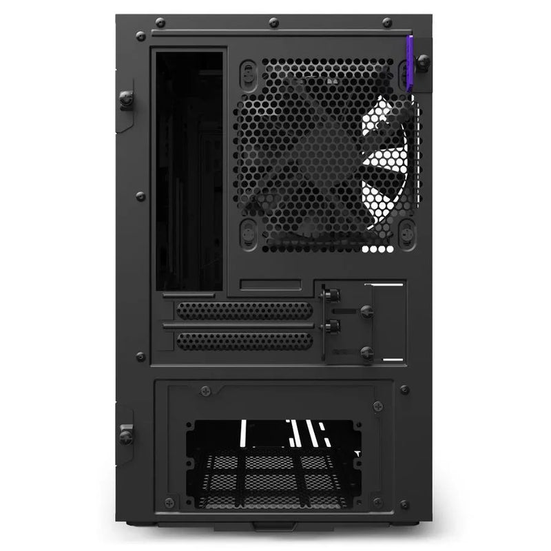 H210i Black/black Mini-itx Case With Lighting And Fan Control