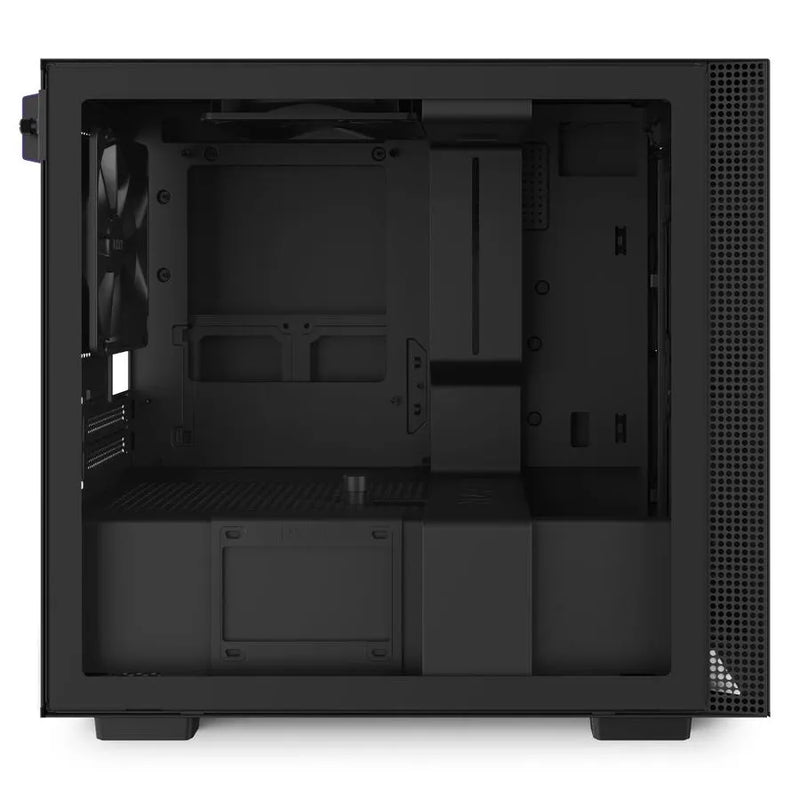 H210i Black/black Mini-itx Case With Lighting And Fan Control