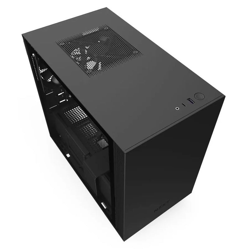 H210i Black/black Mini-itx Case With Lighting And Fan Control