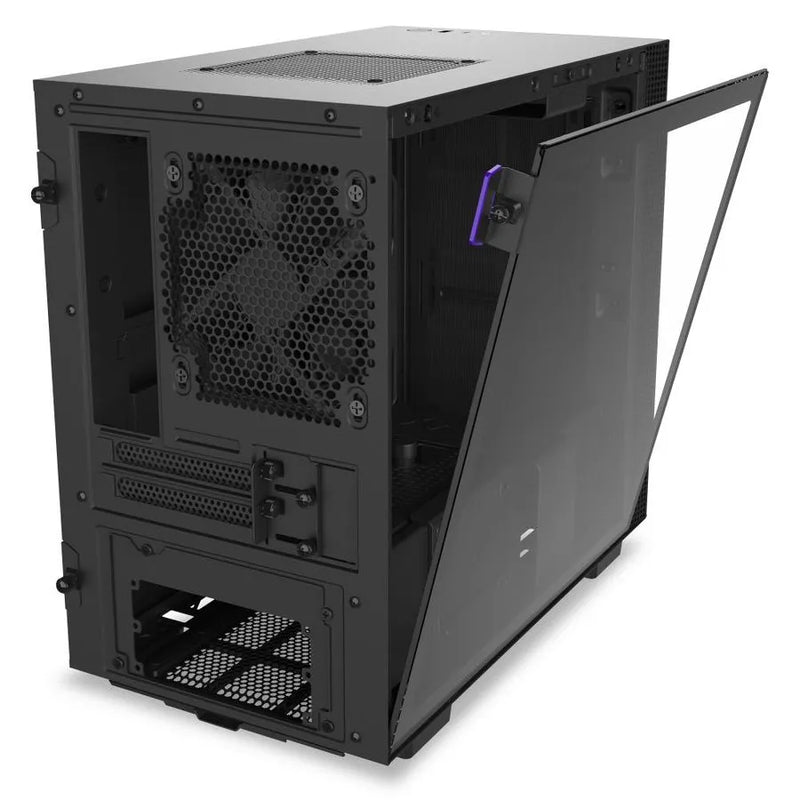 H210i Black/black Mini-itx Case With Lighting And Fan Control