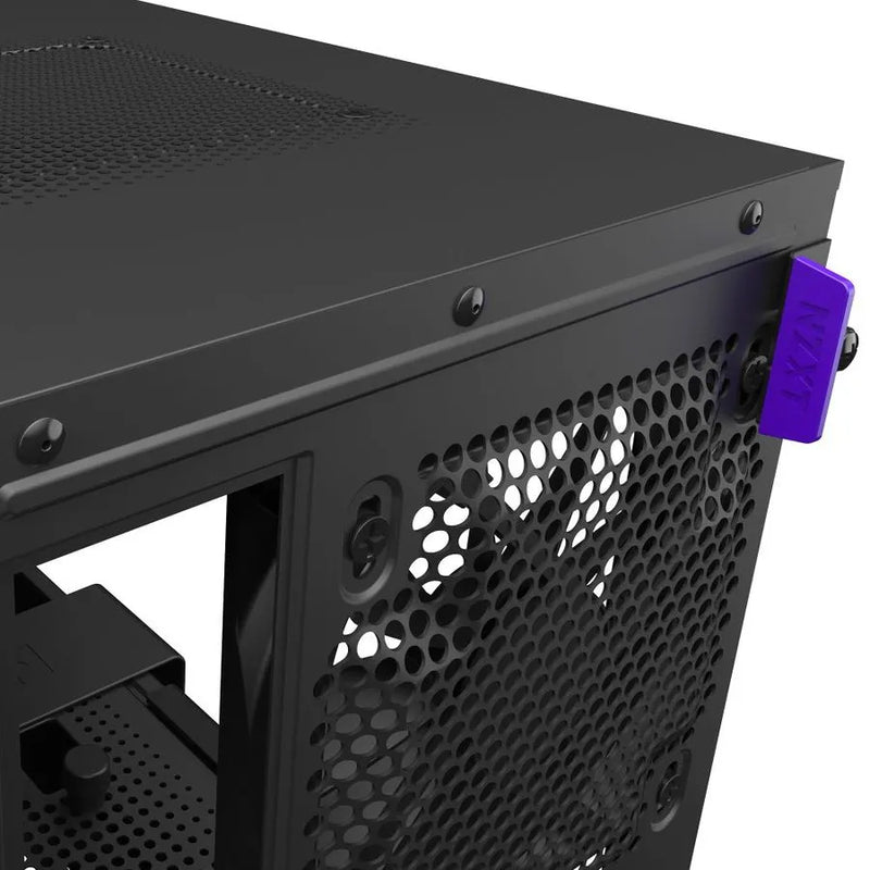 H210i Black/black Mini-itx Case With Lighting And Fan Control