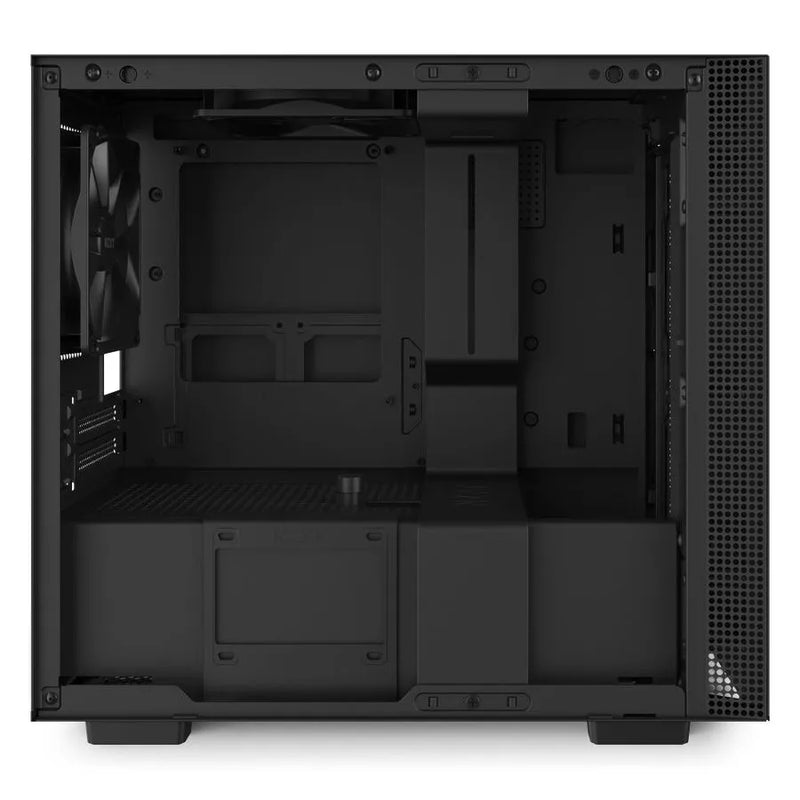 H210i Black/black Mini-itx Case With Lighting And Fan Control