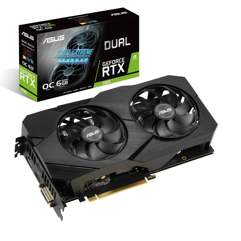 Nvidia® Geforce Rtx™ 2060; Pci Express 3.0; 12gb Gddr6; 1xdvi; 2xhdmi; 1xdp; Max Display:4; 500w; 24.2 X 13 X 5.3 Cm.