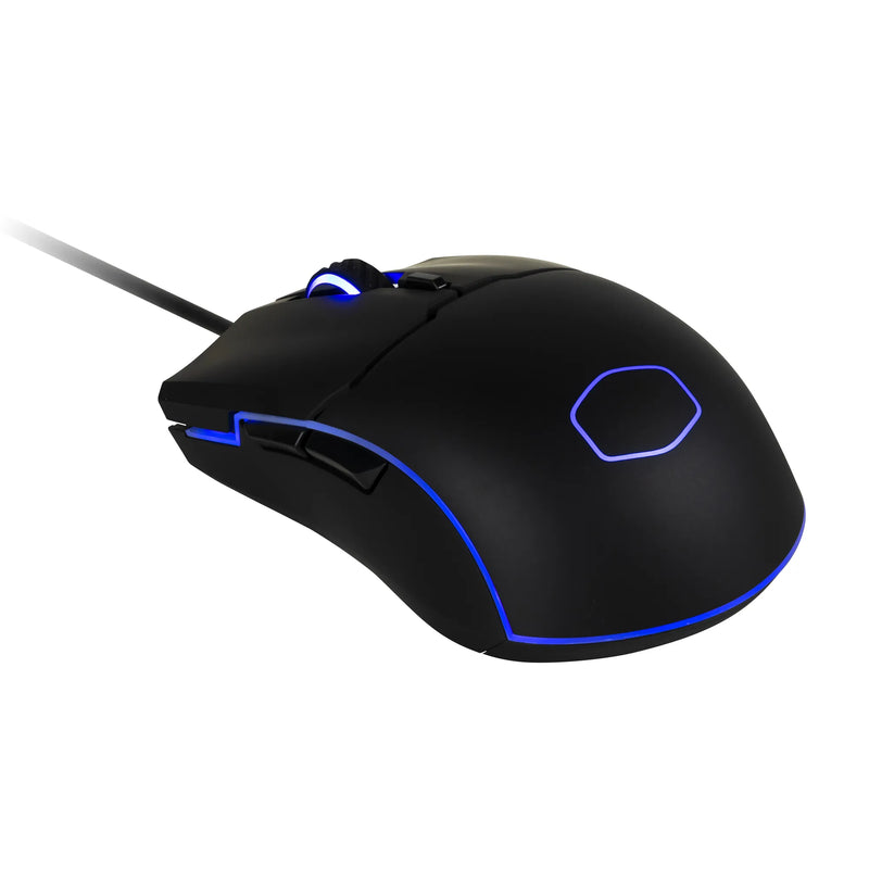 Cooler Master Cm110 Optical Gaming Sensor Lightweight Ambidextrous Mouse 3 Zone Rgb Lighting.