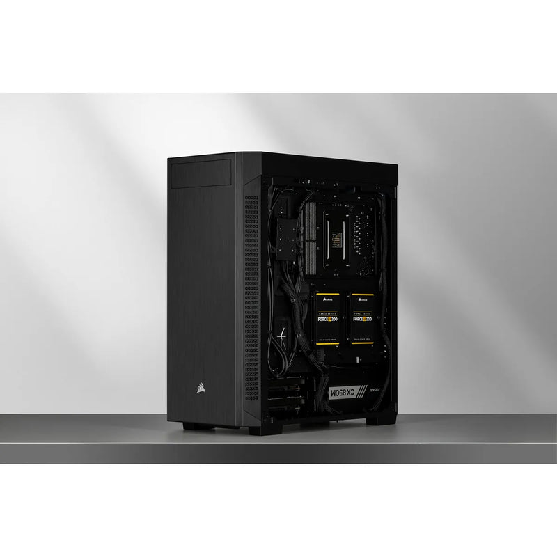 Corsair 110R Tempered Glass Mid-Tower Atx Case  Black