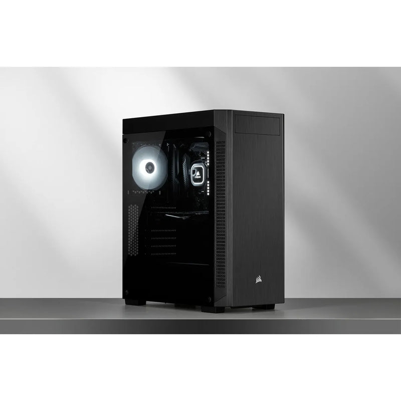 Corsair 110R Tempered Glass Mid-Tower Atx Case  Black