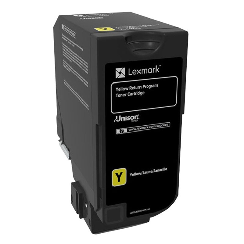 Lexmark 74C5Sye Yellow Cartridge