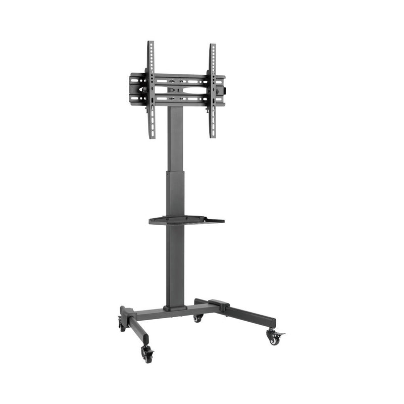 Linkqnet Brackets Brk-Fs22-44Tw 32 - 55" Compact Height Adjustable Steel Mobile Av Trolley