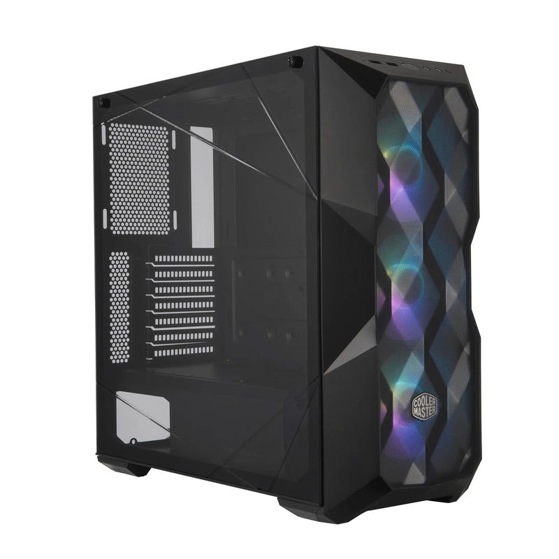 Cooler Master Masterbox Td500 Atx Mesh Black With Diamond Cut Design Windowed 3X 120Mm Rgb Fans.