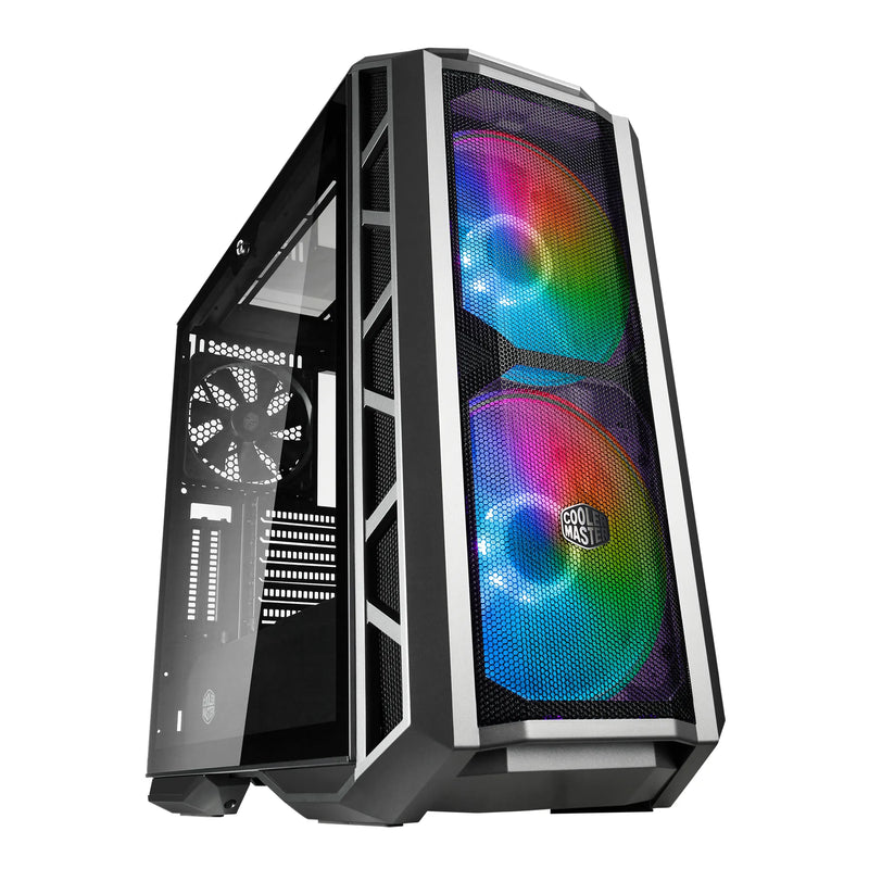 Cooler Master Mastercase H500p Atx; Mesh ; Tempered Glass Window; 2 X 200mm Argb Fans; Mesh Front; Argb Controller.