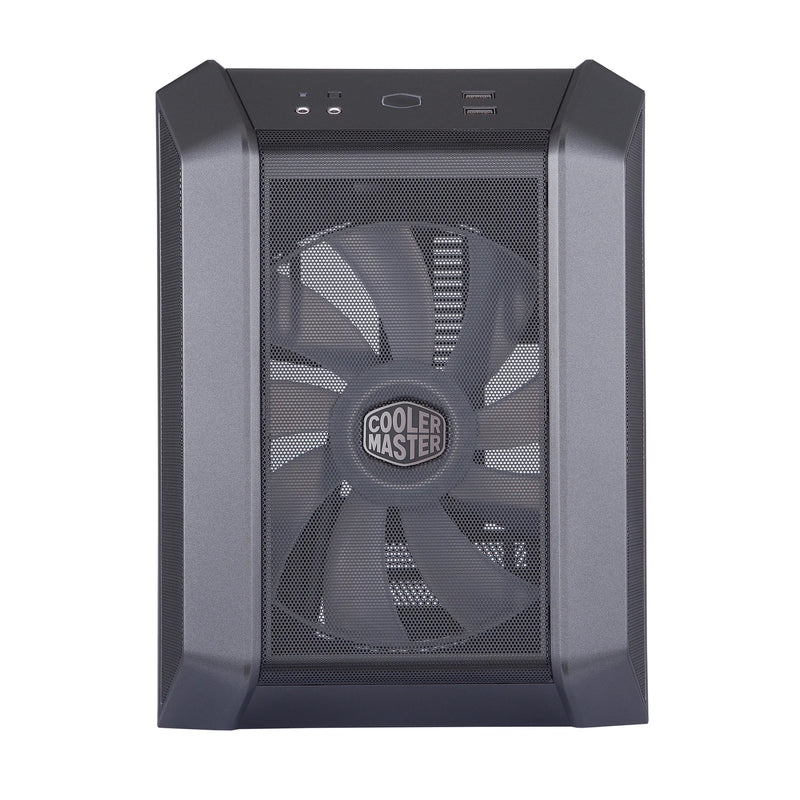 Cooler Master H100 Mini Itx  Black  200Mm Rgb Fan Installed  Built In Handle  Argb Controller.