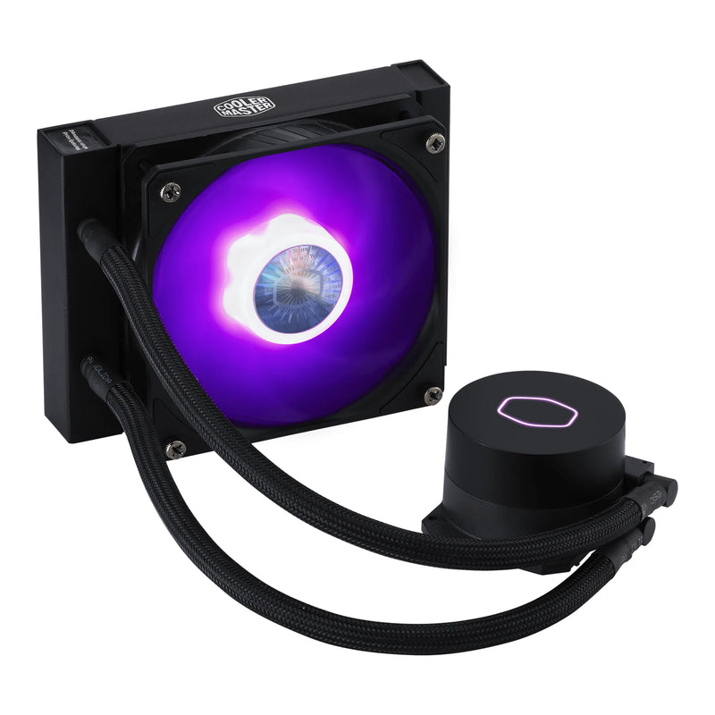 Cooler Master Masterliquid Ml120l V2 Rgb Liquid Cooler; 120mm Radiator; 1 X 120mm Airbalance Rgb Fan; Rgb Controller Included