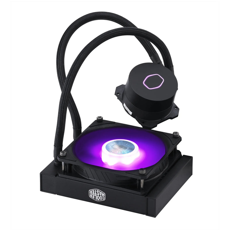 Cooler Master Masterliquid Ml120l V2 Rgb Liquid Cooler; 120mm Radiator; 1 X 120mm Airbalance Rgb Fan; Rgb Controller Included