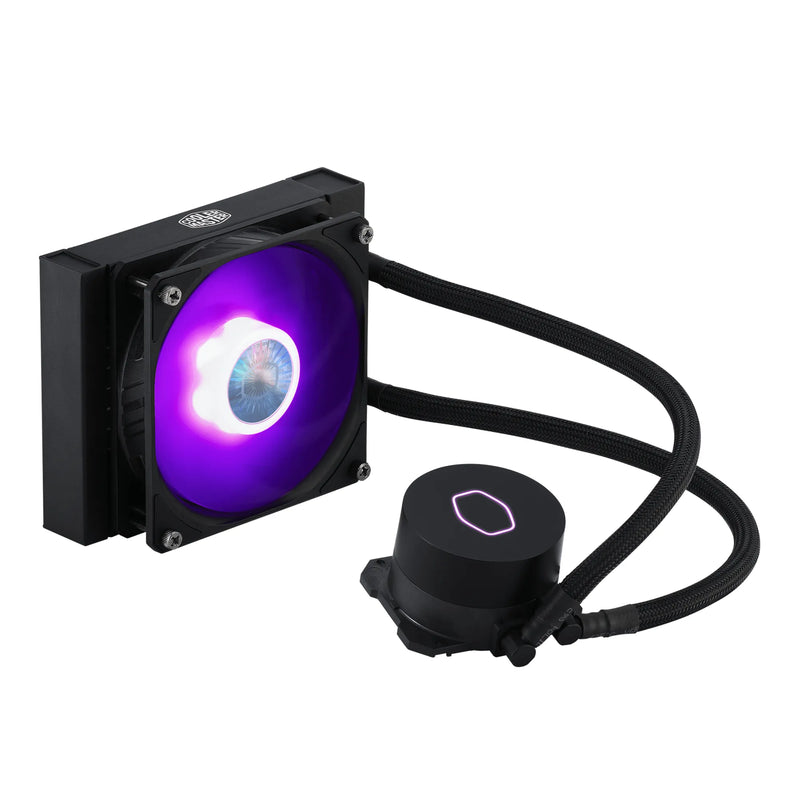 Cooler Master Masterliquid Ml120l V2 Rgb Liquid Cooler; 120mm Radiator; 1 X 120mm Airbalance Rgb Fan; Rgb Controller Included