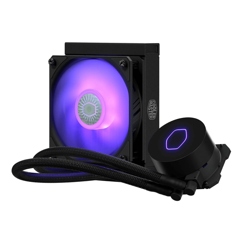 Cooler Master Masterliquid Ml120l V2 Rgb Liquid Cooler; 120mm Radiator; 1 X 120mm Airbalance Rgb Fan; Rgb Controller Included