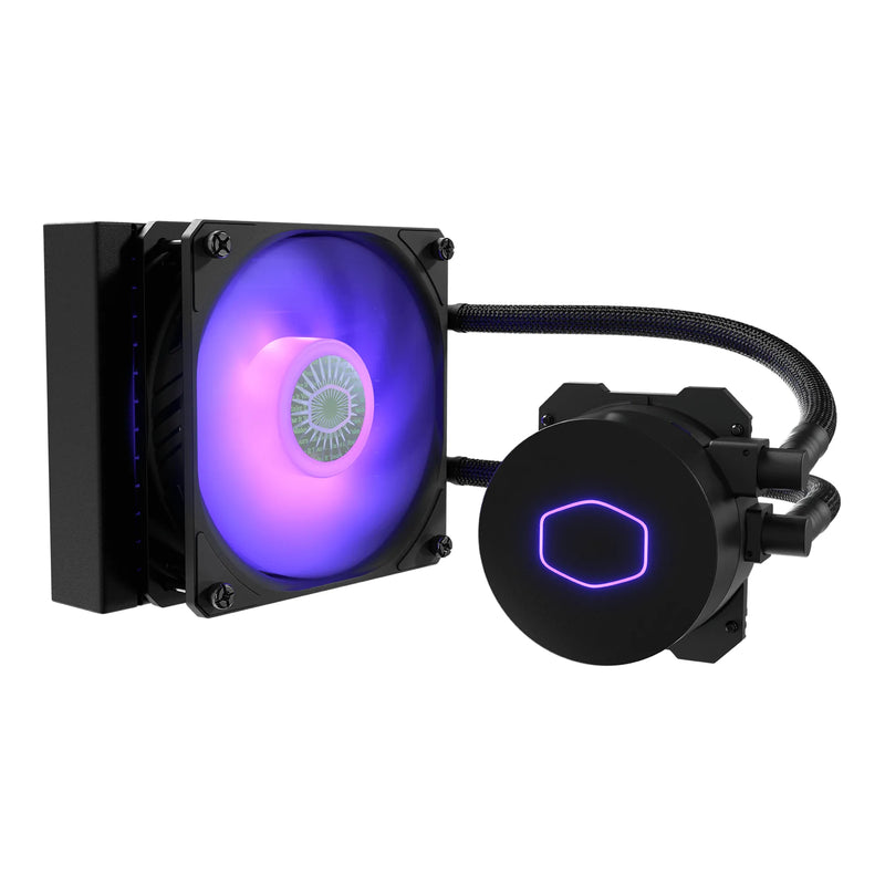 Cooler Master Masterliquid Ml120l V2 Rgb Liquid Cooler; 120mm Radiator; 1 X 120mm Airbalance Rgb Fan; Rgb Controller Included