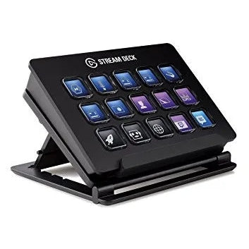 Corsair Elgato Stream Deck - Live Content Creation Controller With 15 Customizable Lcd Keys; Adjustable Stand; For Windows 10 And Macos