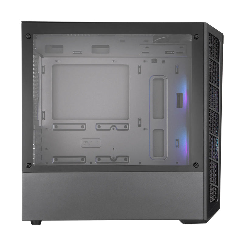 Cooler Master Masterbox Mb311L Matx Mitx Argb Tg Panel Argb Controller Included 2 X 120Mm Argb Fans Mesh Front Panel Airflow Case