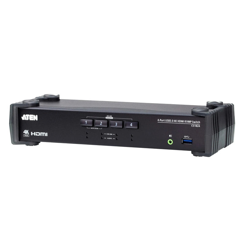 Aten 4-Port Usb 3.0 4K Hdmi Kvmp™ Switch