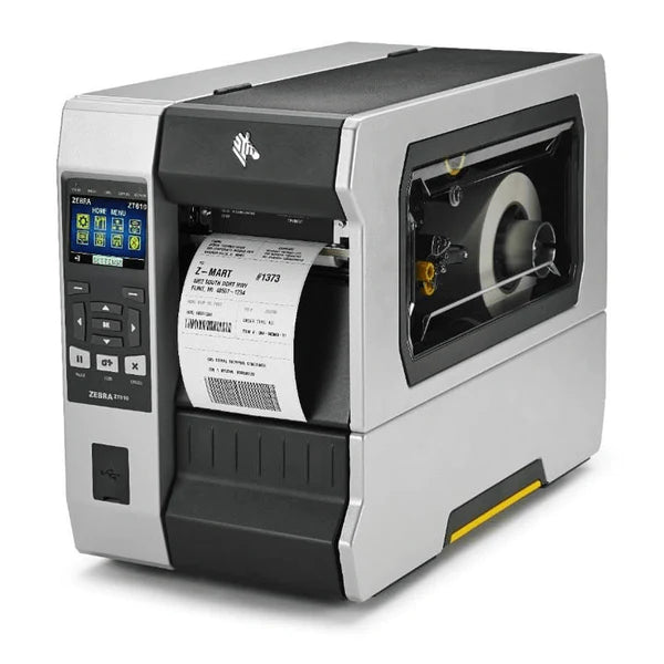 Zebra Tt Printer Zt610; 4''; 203 Dpi; Euro And Uk Cord; Serial; Usb; Gigabit Ethernet; Bluetooth 4.0; Usb Host; Tear; Rfid Uhf Encoder