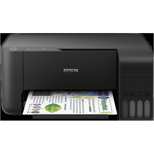 33Ppm Mono 15Ppm Colour A4 Print Scan Copy Usb Incl 2 Blk 1 Ea Clr Ink Epson