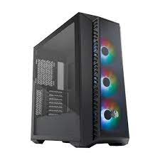 Cooler Master Masterbox 520 Mesh Blackout - Atx Mid-Tower, Tempered Glass, Usb 3.2, Argb Lighting