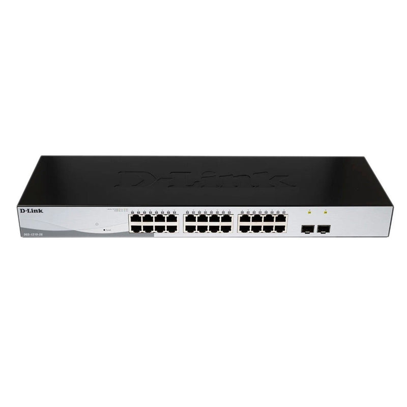 D-Link Consumer 24 Poe 10 100 1000 Ports + 2 Gigabit Sfp Ports Long Range Smart Switch 250W Total Poe Budget Max Distance Of 250M