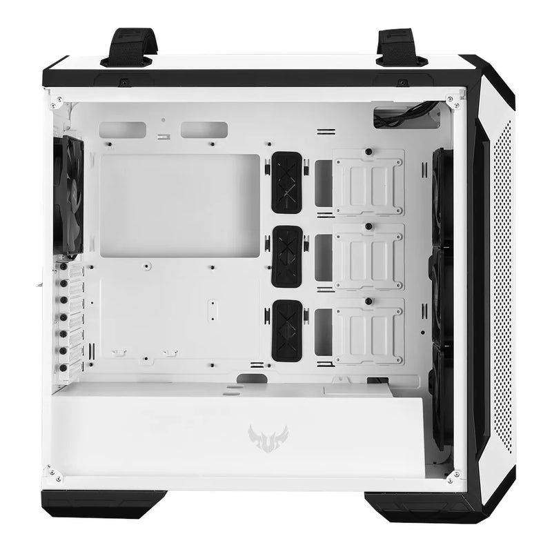 Asus Supports Up To Eatx With Metal Front Panel  Tempered-Glass Side Panel  120 Mm Rgb Fan  140 Mm Pwm Fan  Radiator Space Reserved