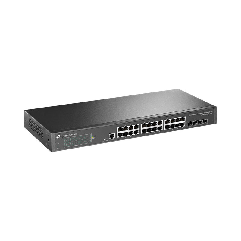 Tp-Link Tl-Sg3428X Jetstream 24-Port Gigabit L2+ Managed Switch With 4 10Ge Sfp+ Slots