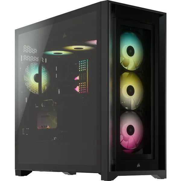 Corsair Icue 5000X Rgb Tempered Glass Mid-Tower Black