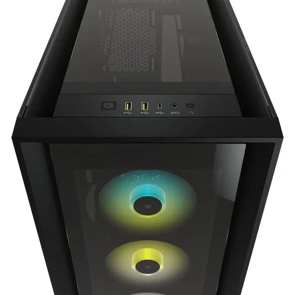 Corsair Icue 5000X Rgb Tempered Glass Mid-Tower Black