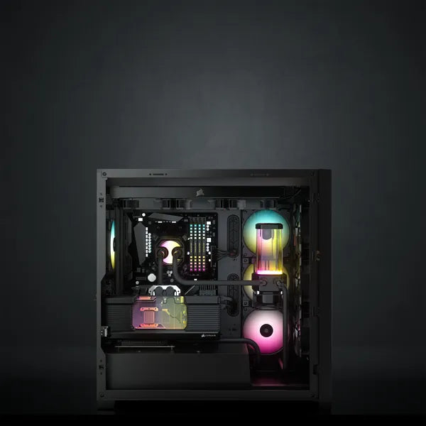 Corsair Icue 5000X Rgb Tempered Glass Mid-Tower Black