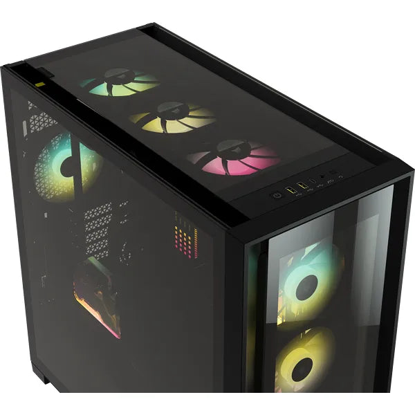 Corsair Icue 5000X Rgb Tempered Glass Mid-Tower Black