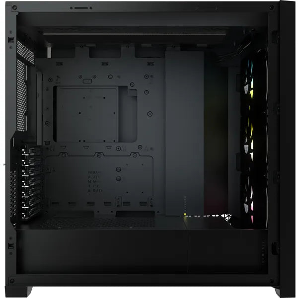 Corsair Icue 5000X Rgb Tempered Glass Mid-Tower Black