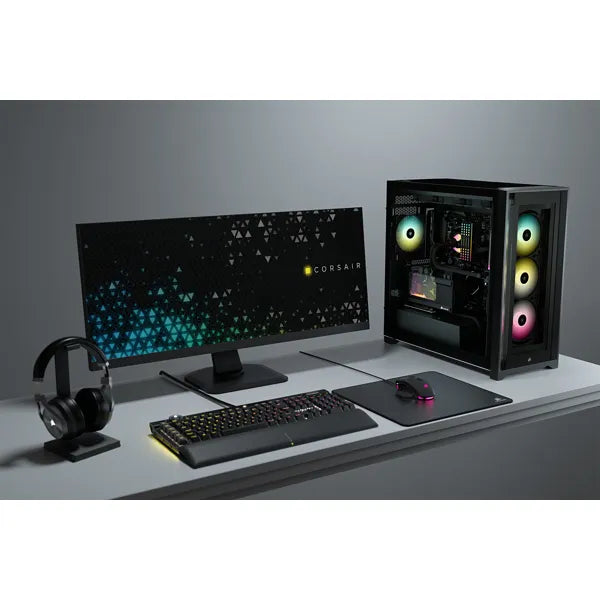 Corsair Icue 5000X Rgb Tempered Glass Mid-Tower Black