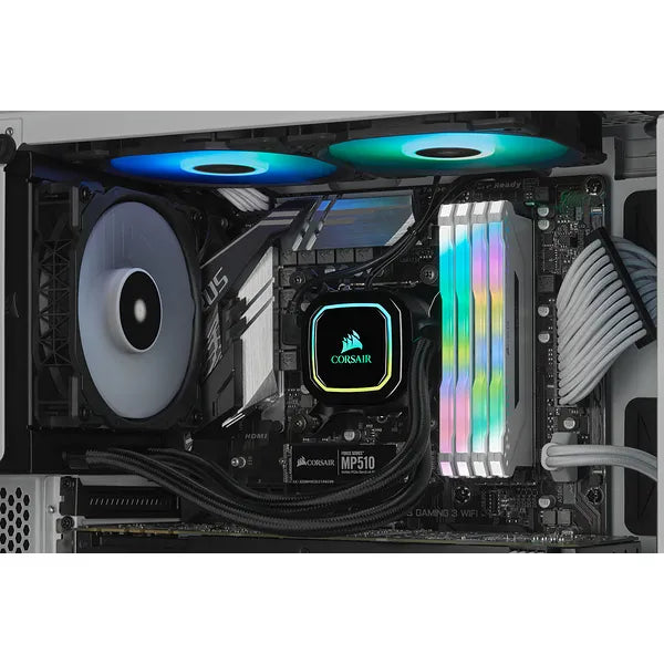 Corsair Icue Series H60i Pro Xt 120mm Liquid Cpu Cooler; Rgb; Single Fan