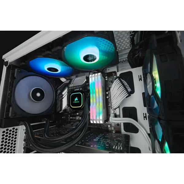 Corsair Icue Series H60i Pro Xt 120mm Liquid Cpu Cooler; Rgb; Single Fan