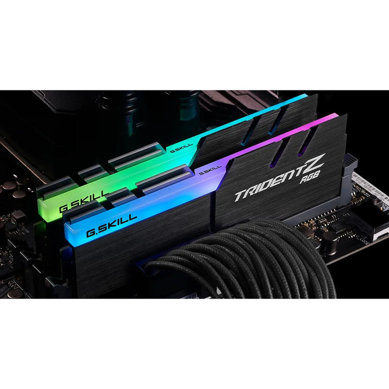 G.Skill Trident Z Rgb Ddr4-4000Mhz Cl18-22-22-42 1.4V 32Gb (2X16Gb) F4-4000C18D-32Gtzr.