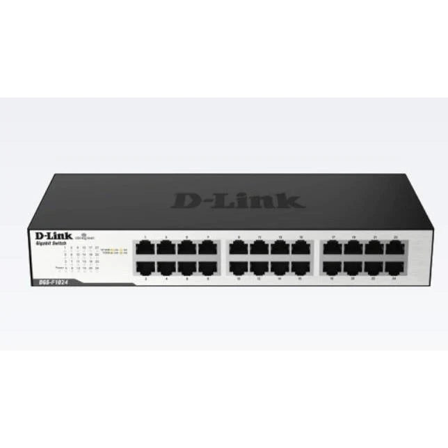 D-Link Consumer D-Link 24-Port 10 100 1000Base-T Unmanaged Standalone Gigabit Switch (Metal Rackmountable)