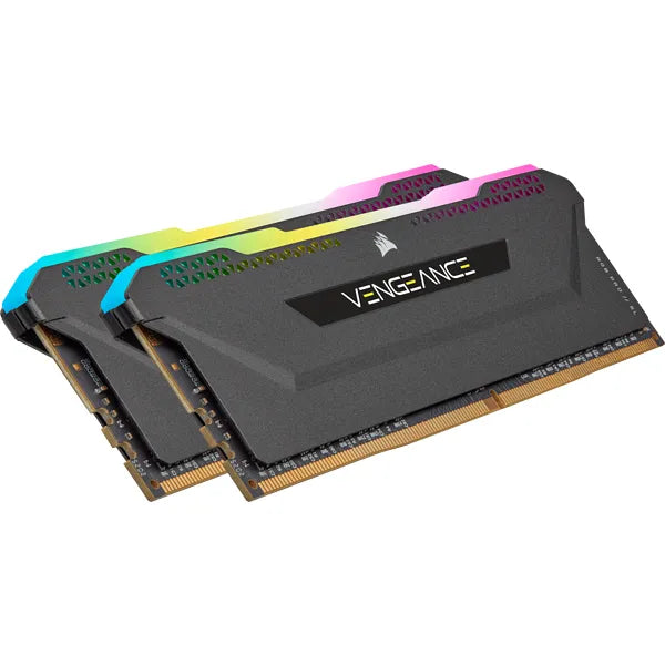 Corsair Vengeance® Rgb Pro Sl 32Gb (2 X 16Gb) Ddr4 Dram 3200Mhz C16 Memory Kit 18-22-22-42 1.35 Black