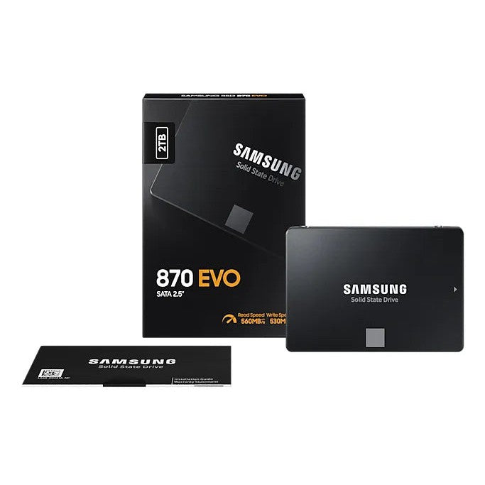 Samsung 870 Evo 2Tb Sataiiii Ssd Read Speed Up To 560 Mb S Write Speed Up To 530 Mb S Random Read Max 98000 Iops Mkx Controlle