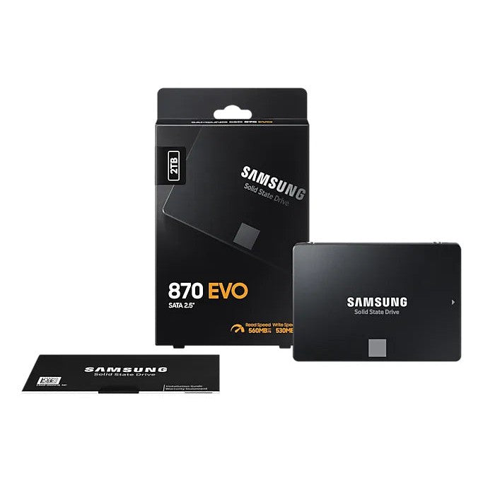 Samsung 870 Evo 2Tb Sataiiii Ssd Read Speed Up To 560 Mb S Write Speed Up To 530 Mb S Random Read Max 98000 Iops Mkx Controlle