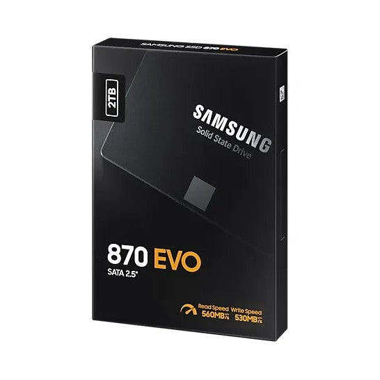 Samsung 870 Evo 2Tb Sataiiii Ssd Read Speed Up To 560 Mb S Write Speed Up To 530 Mb S Random Read Max 98000 Iops Mkx Controlle