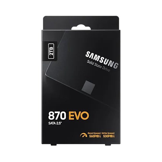 Samsung 870 Evo 2Tb Sataiiii Ssd Read Speed Up To 560 Mb S Write Speed Up To 530 Mb S Random Read Max 98000 Iops Mkx Controlle