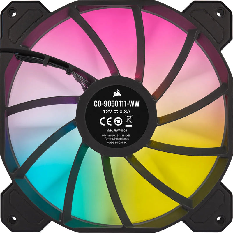 Corsair Ll120 Rgb 120Mm Dual Light Loop Rgb Led Pwm 600 - 1500 Rpm Cooling Fan 3 Pack With Lighting Node Pro - White